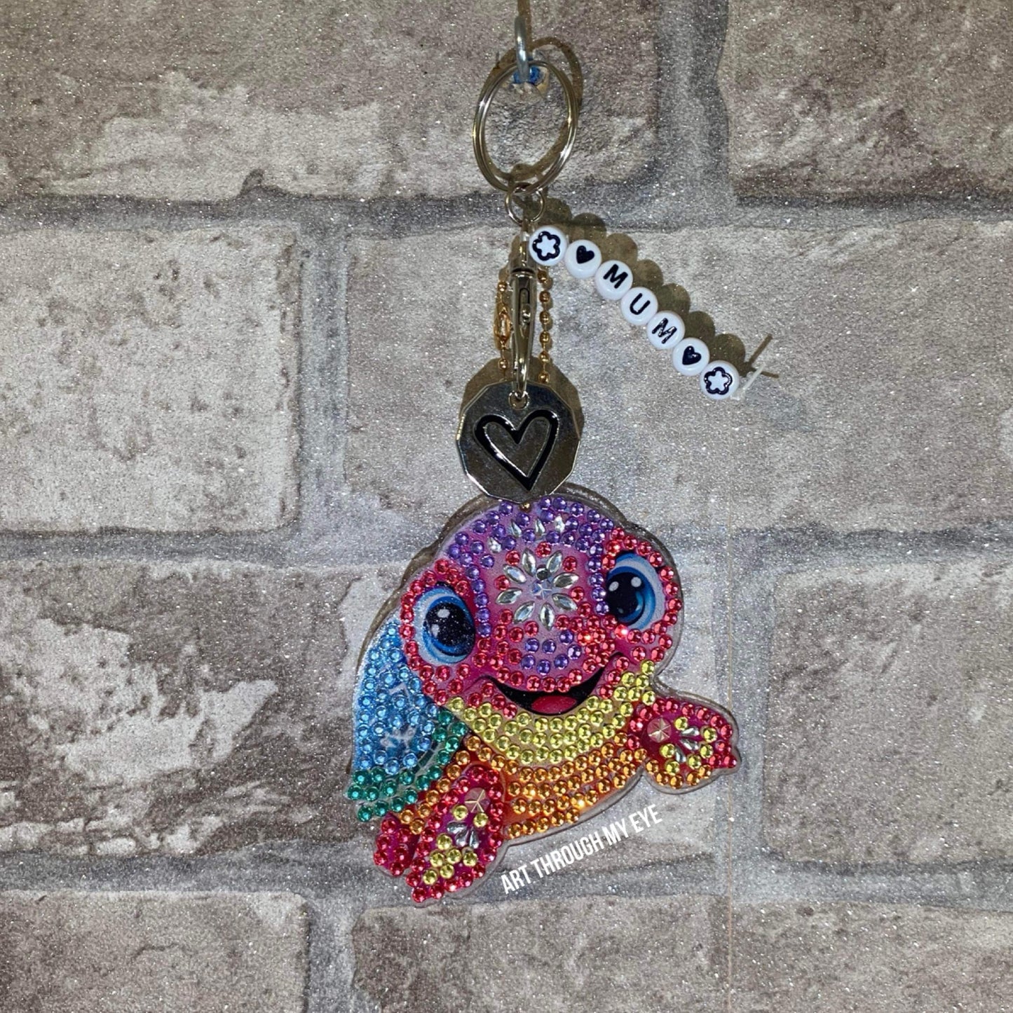 Turtle Trolley Token Keyring