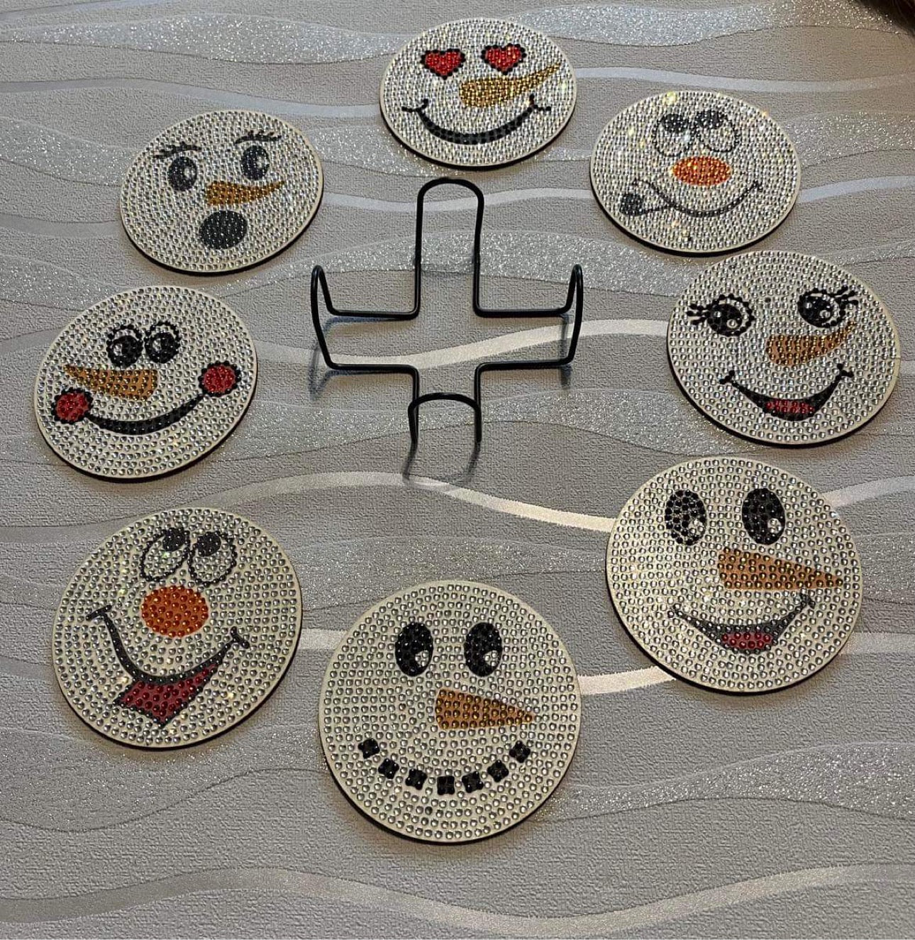 Silly Snowman Coasters