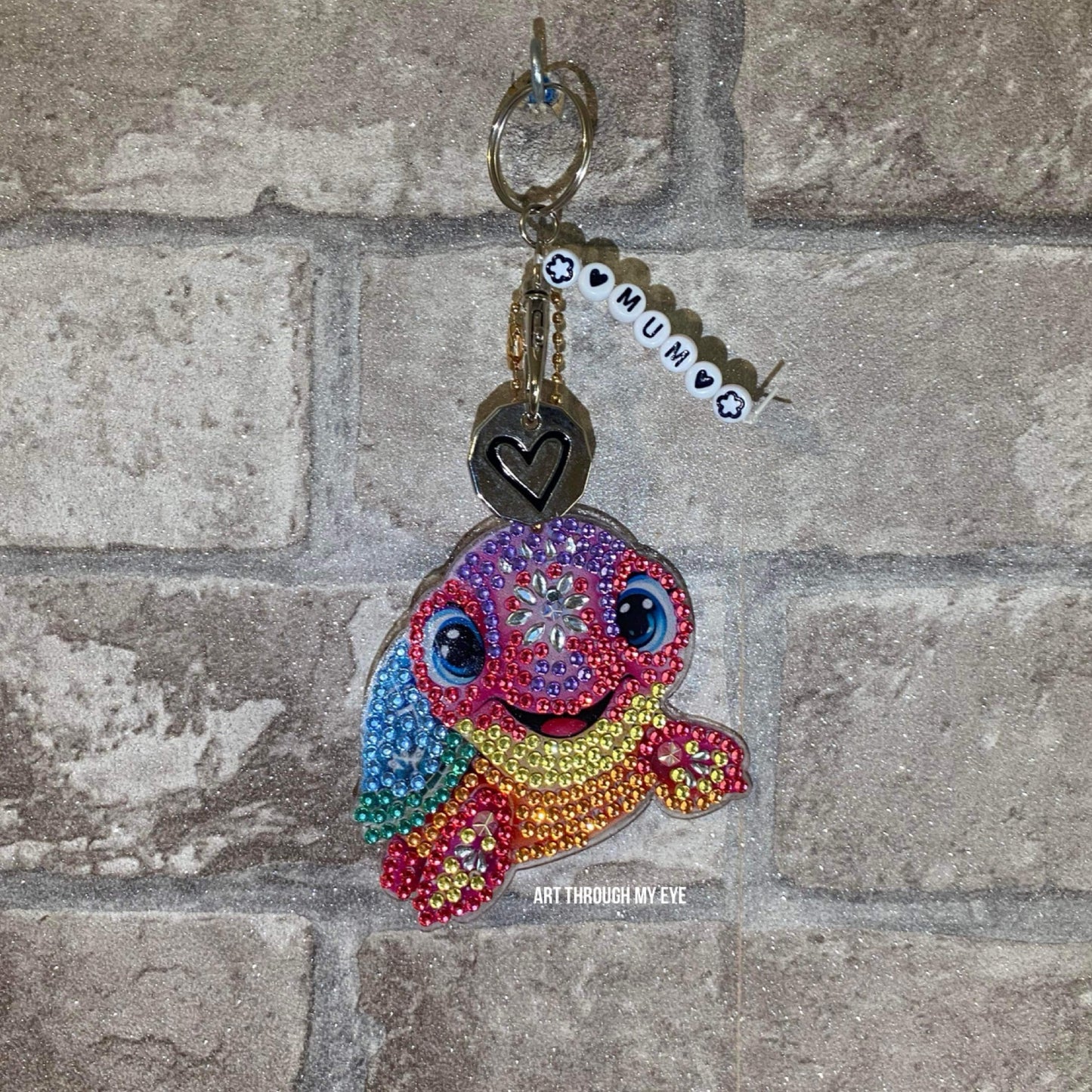 Turtle Trolley Token Keyring