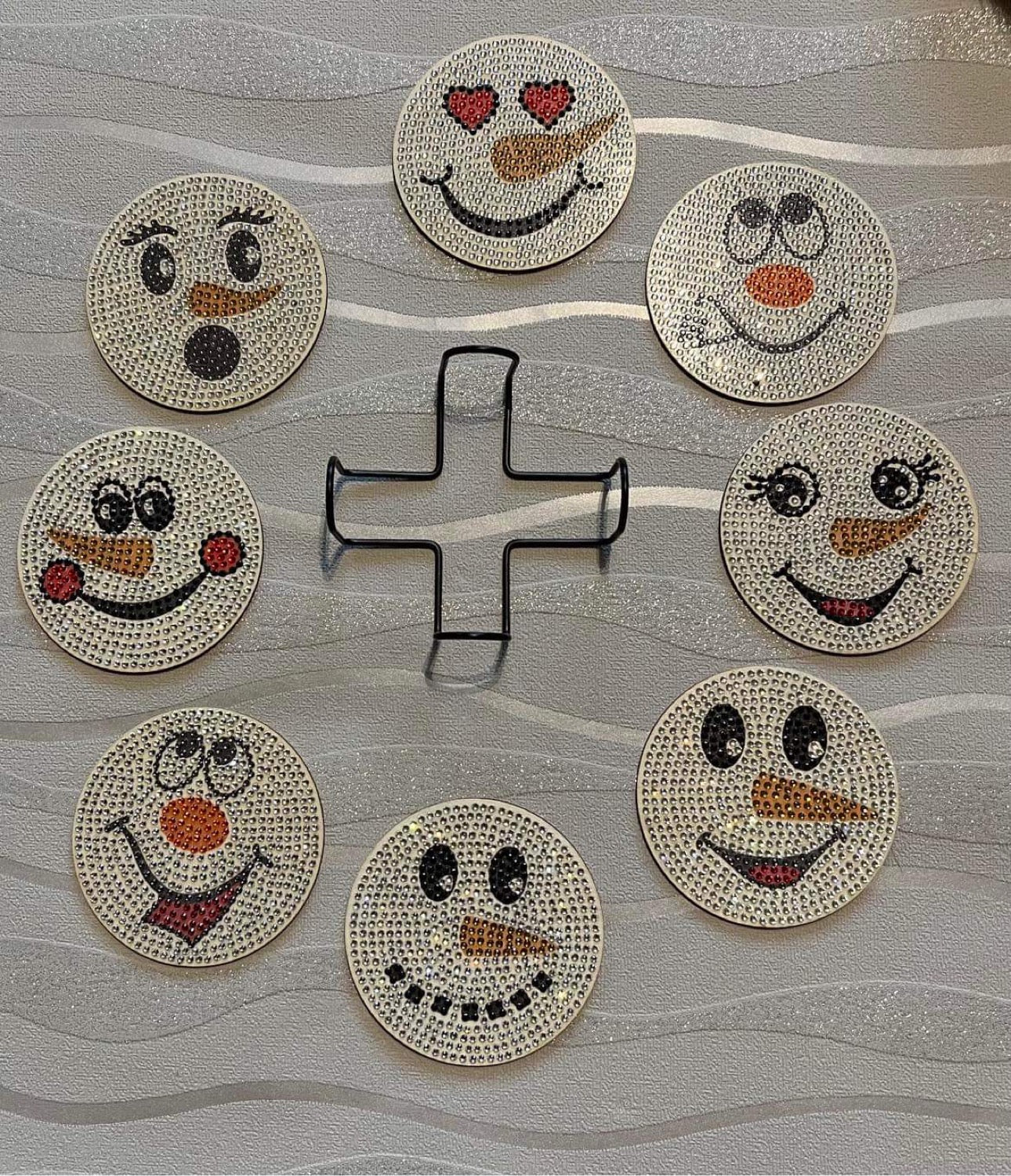 Silly Snowman Coasters