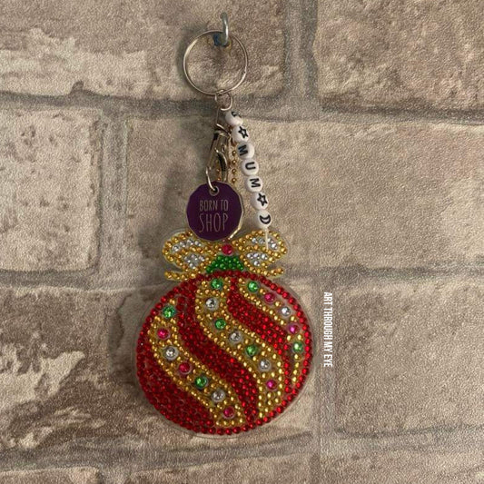 Christmas Trolley Token Keyrings