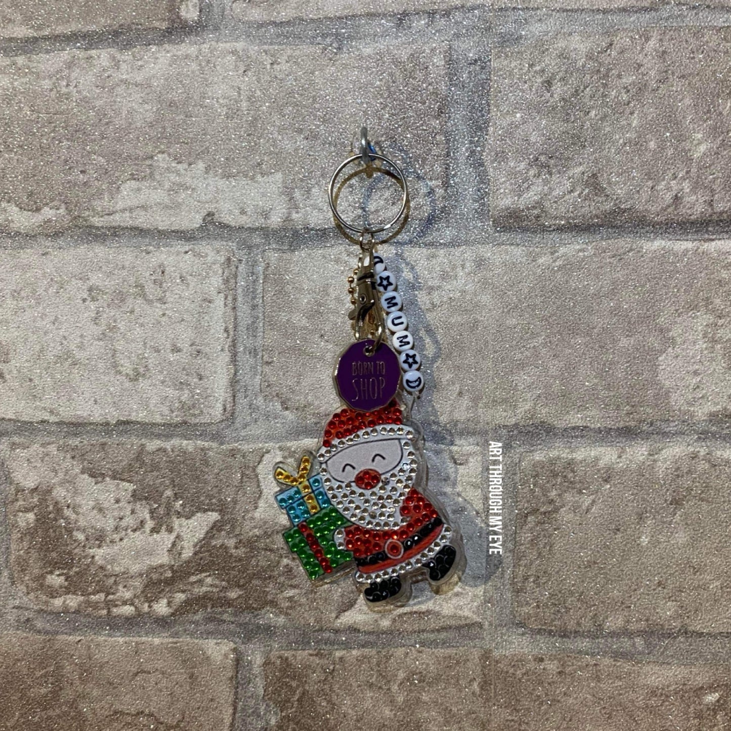 Christmas Trolley Token Keyrings
