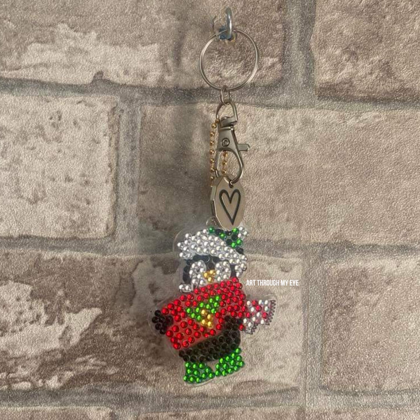 Christmas Trolley Token Keyrings