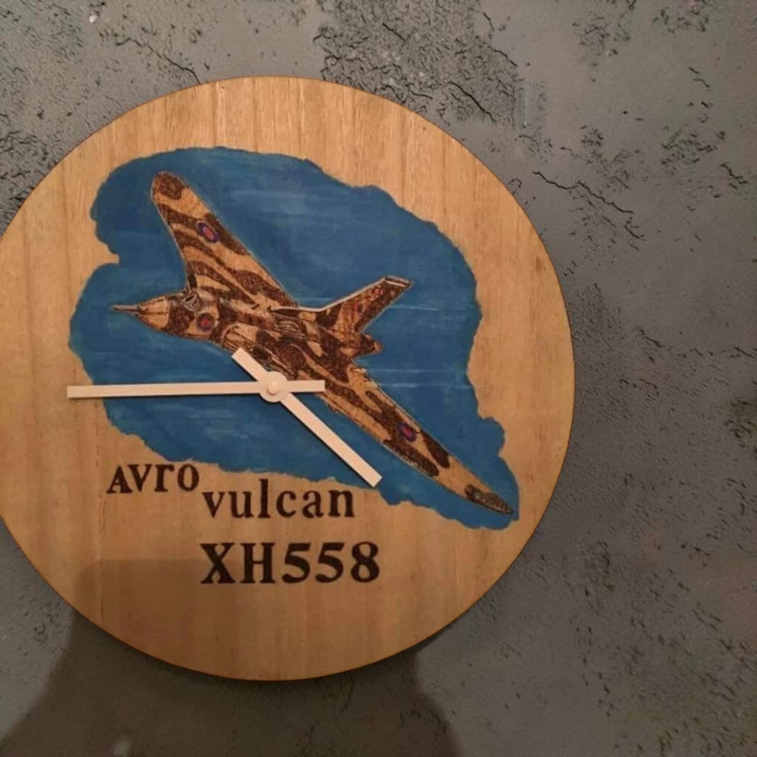 Hand Crafted And Decorated Clock