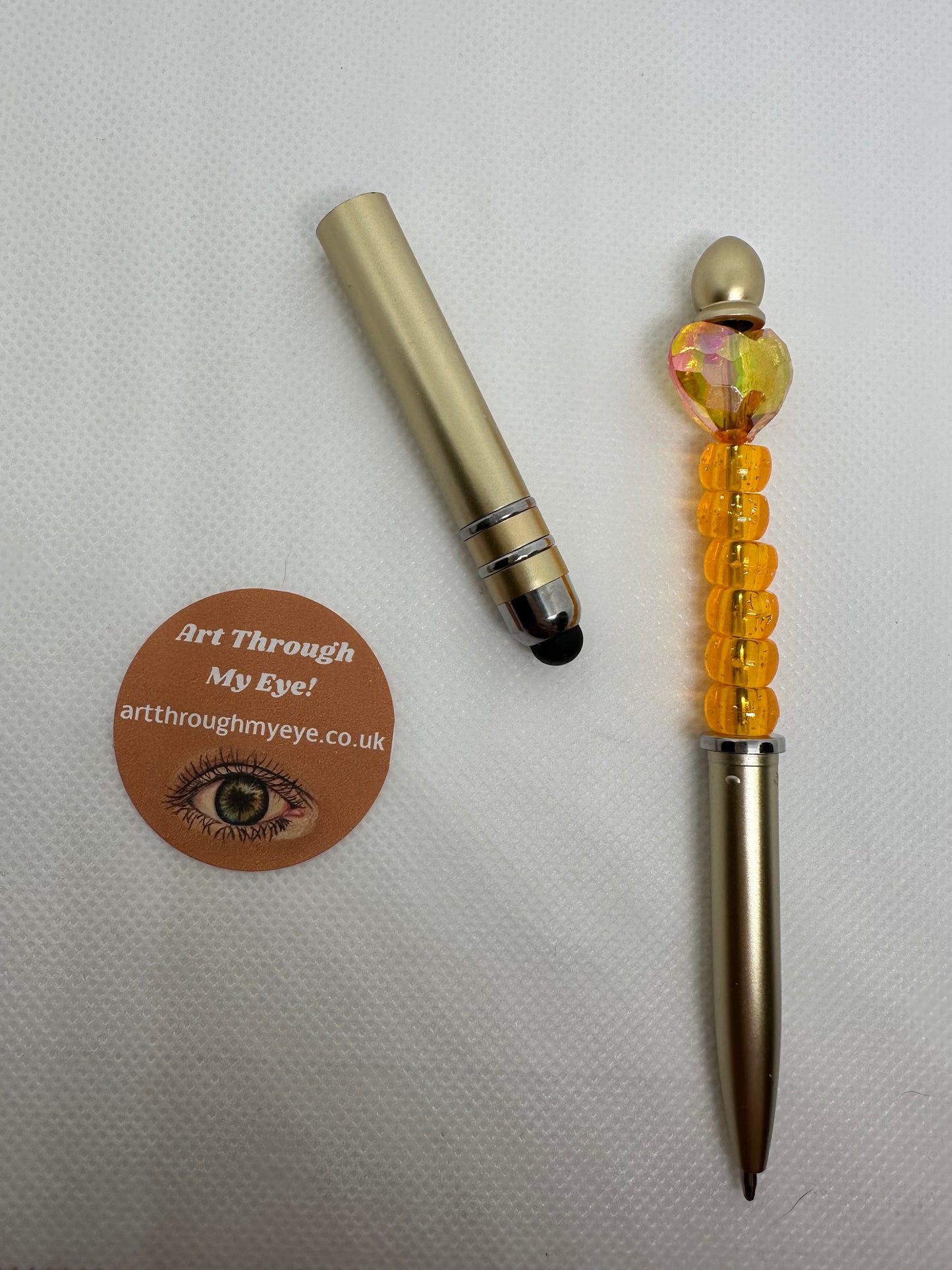 Yellow And Gold Pens