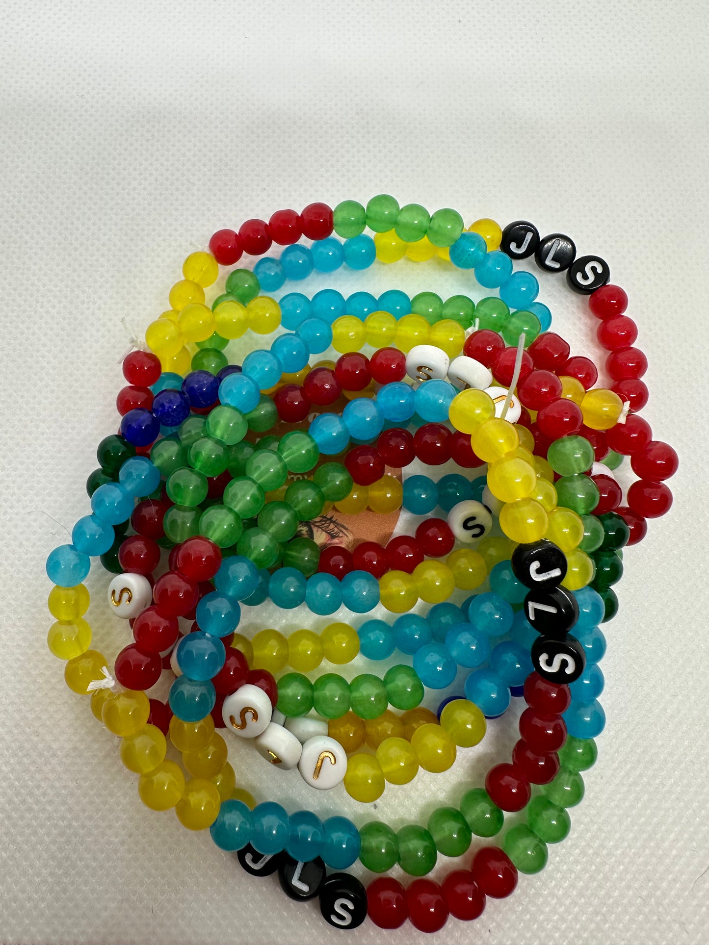 JLS Glass Bead Bracelet