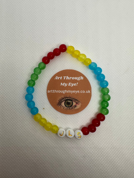 JLS Glass Bead Bracelet
