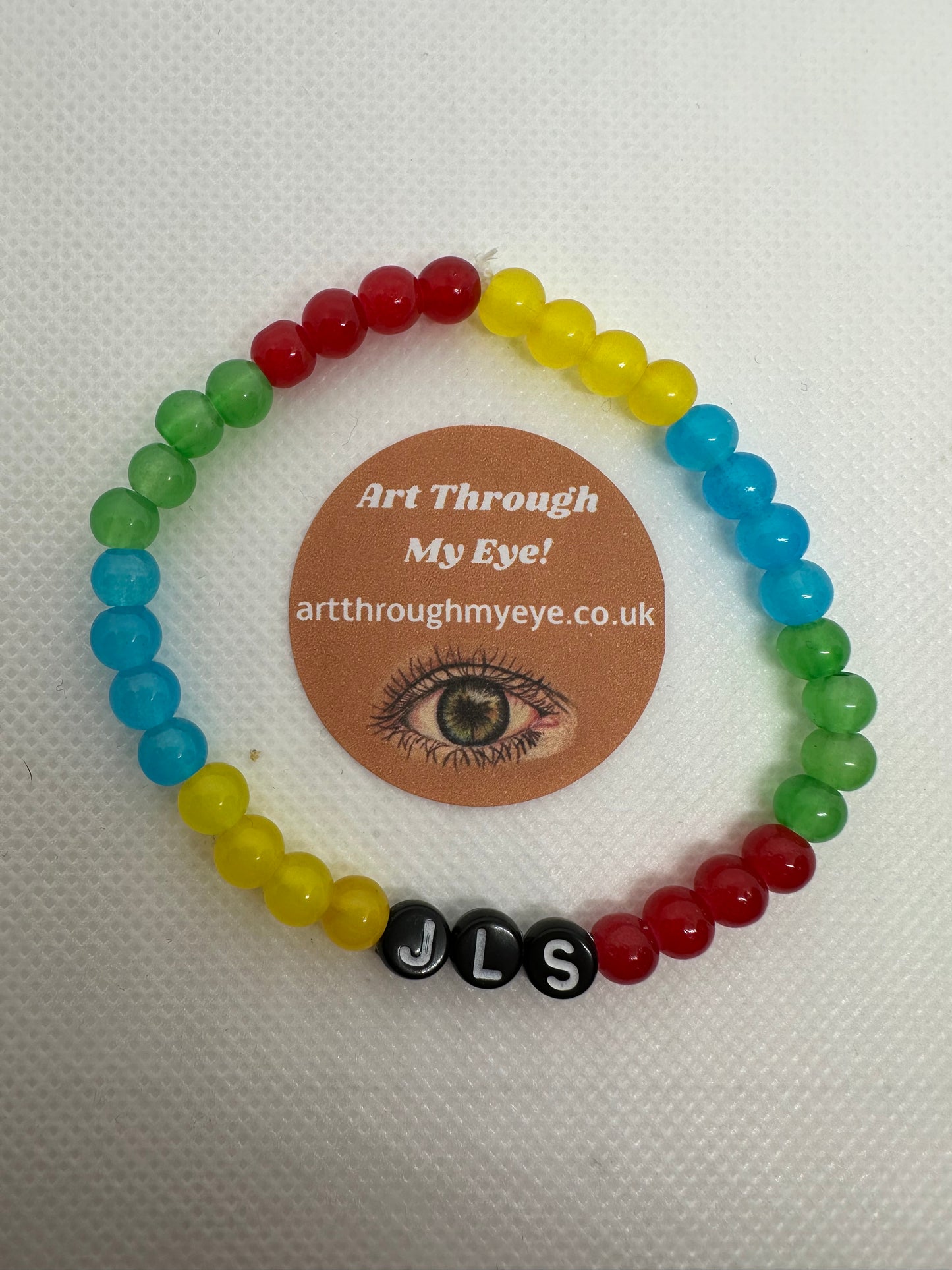 JLS Glass Bead Bracelet