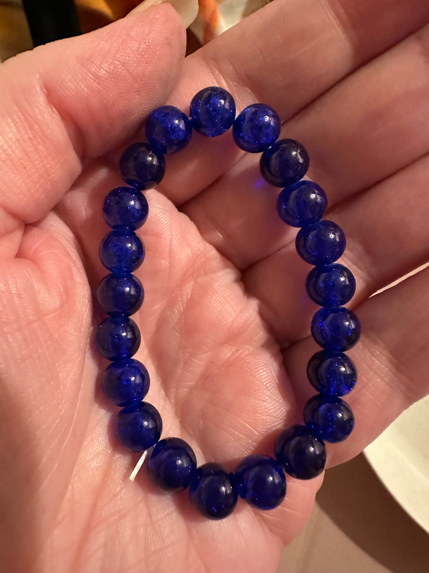 Crackle Bead Bracelet