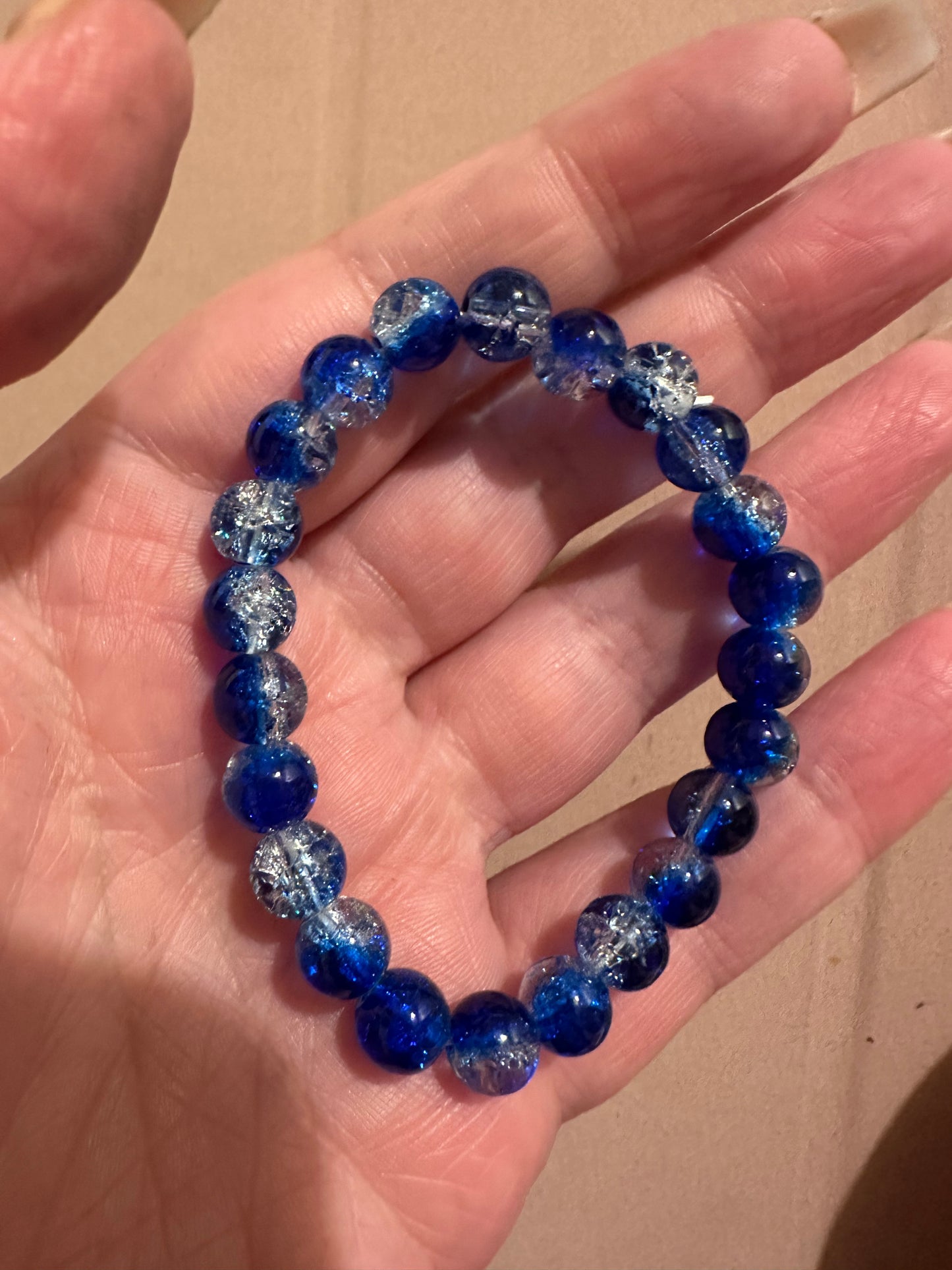 Crackle Bead Bracelet