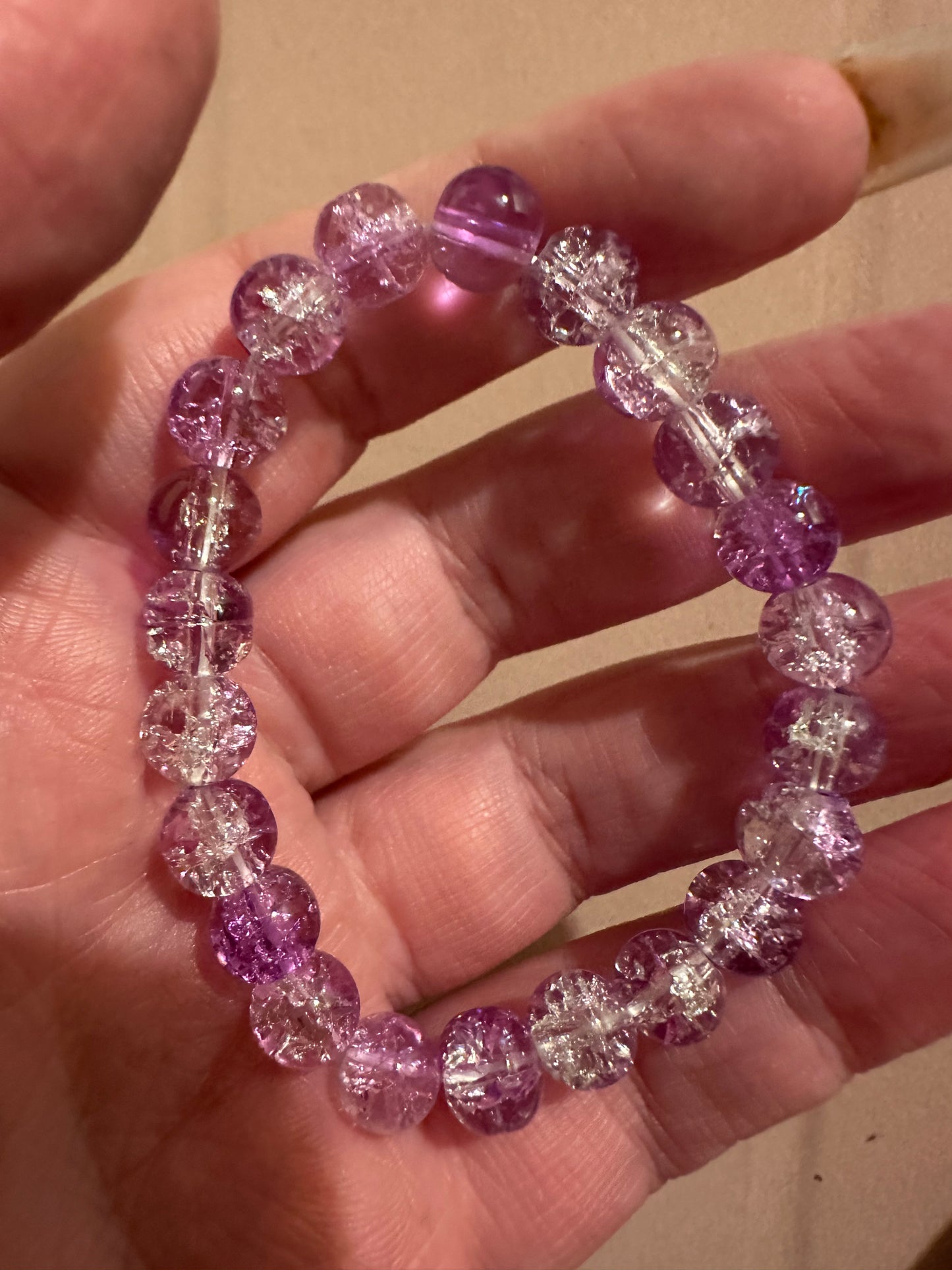 Crackle Bead Bracelet