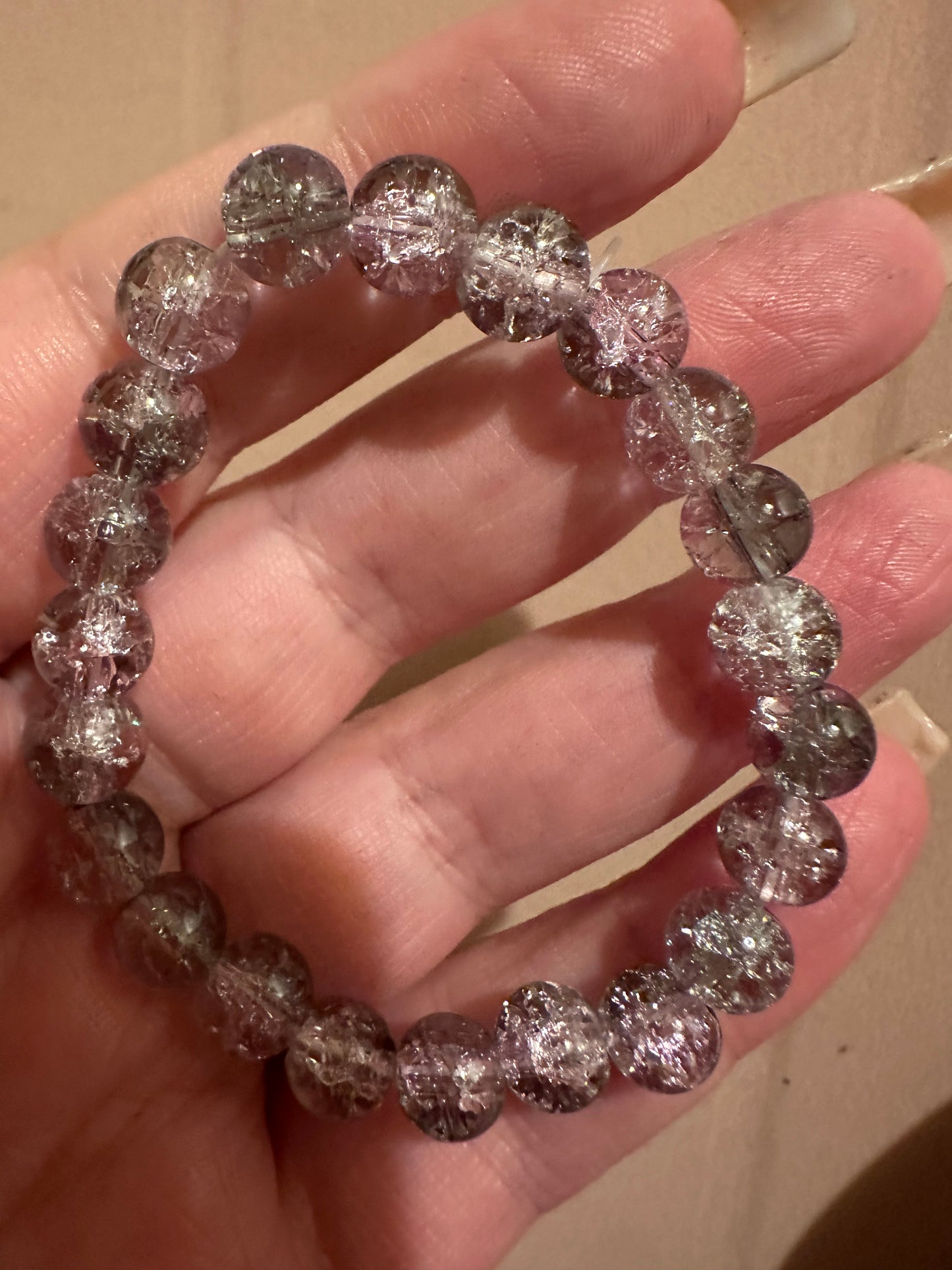 Crackle Bead Bracelet