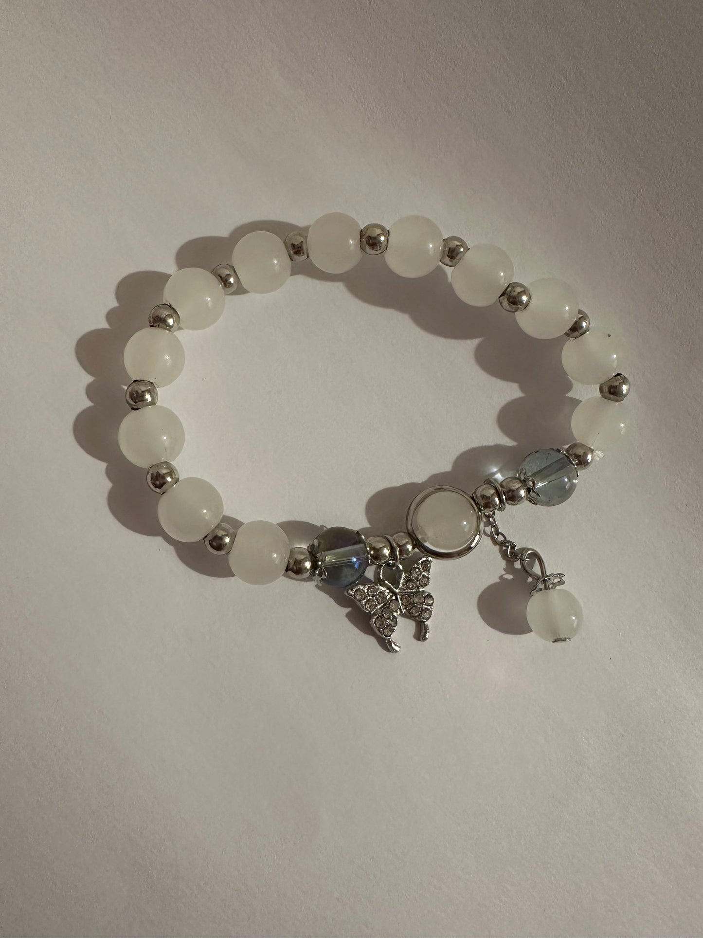 Moonstone Bracelet (with charms)
