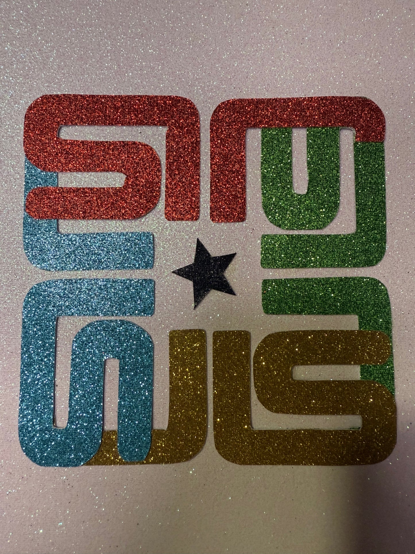 JLS GLITTER POSTERS