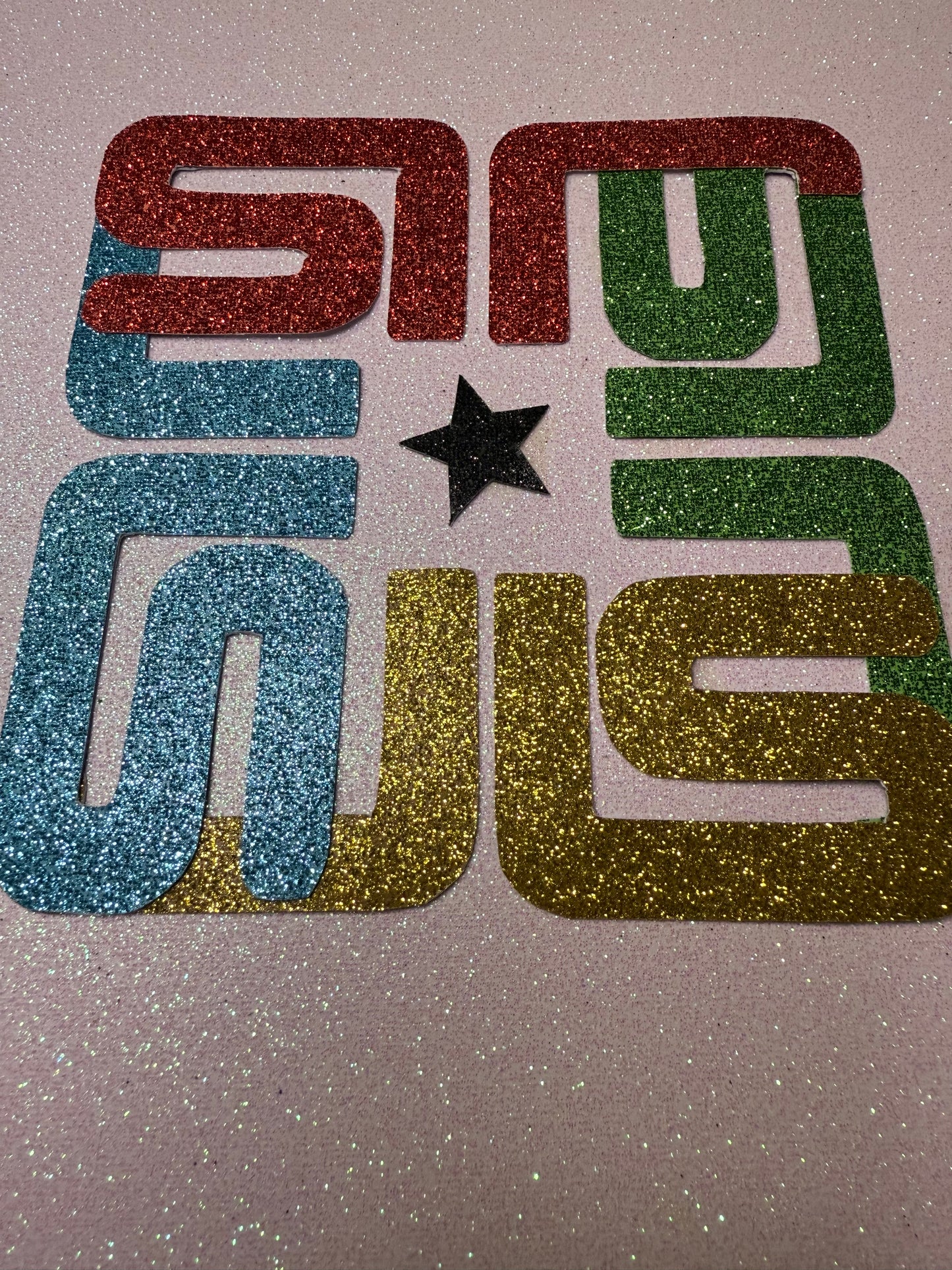 JLS GLITTER POSTERS