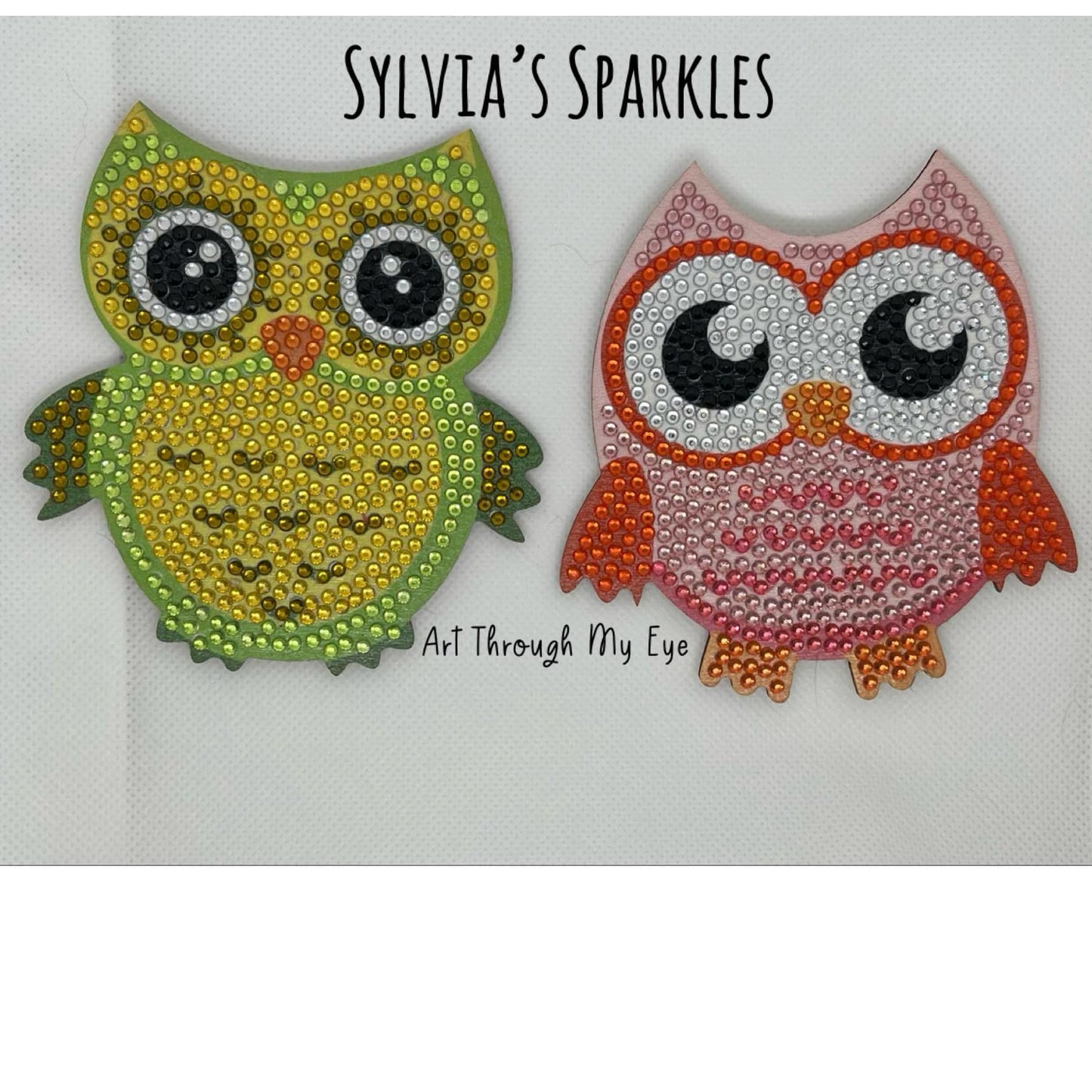 Owl Diamond Coasters