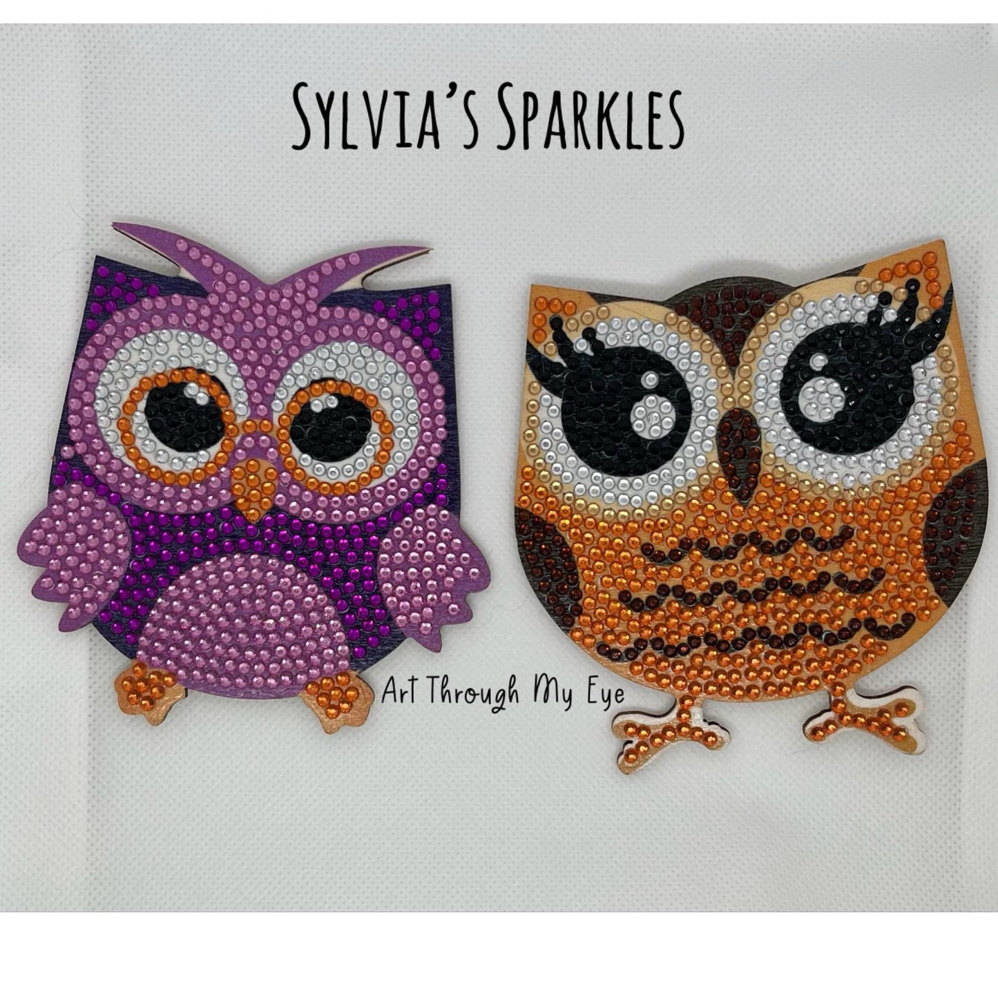 Owl Diamond Coasters