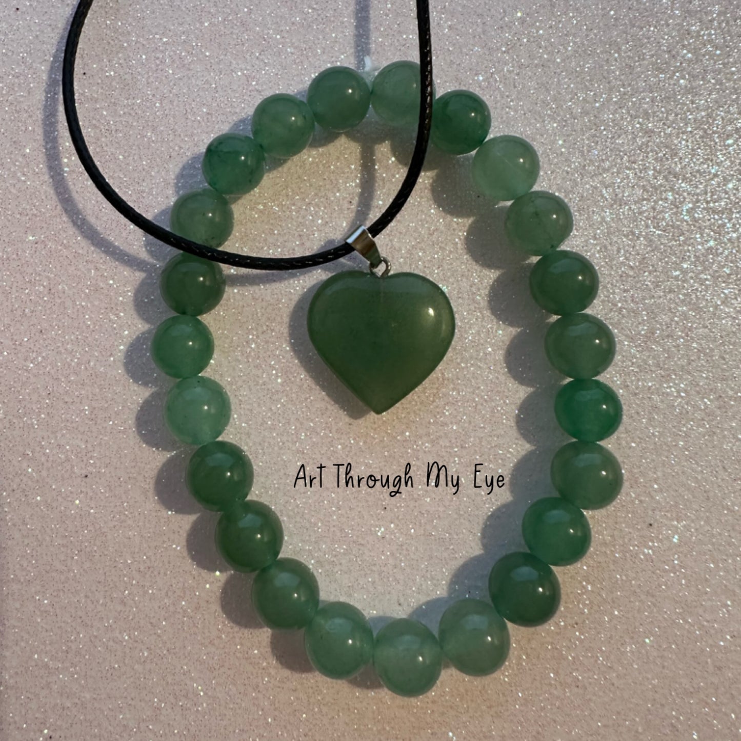 2 Piece Jewellery Set Jade