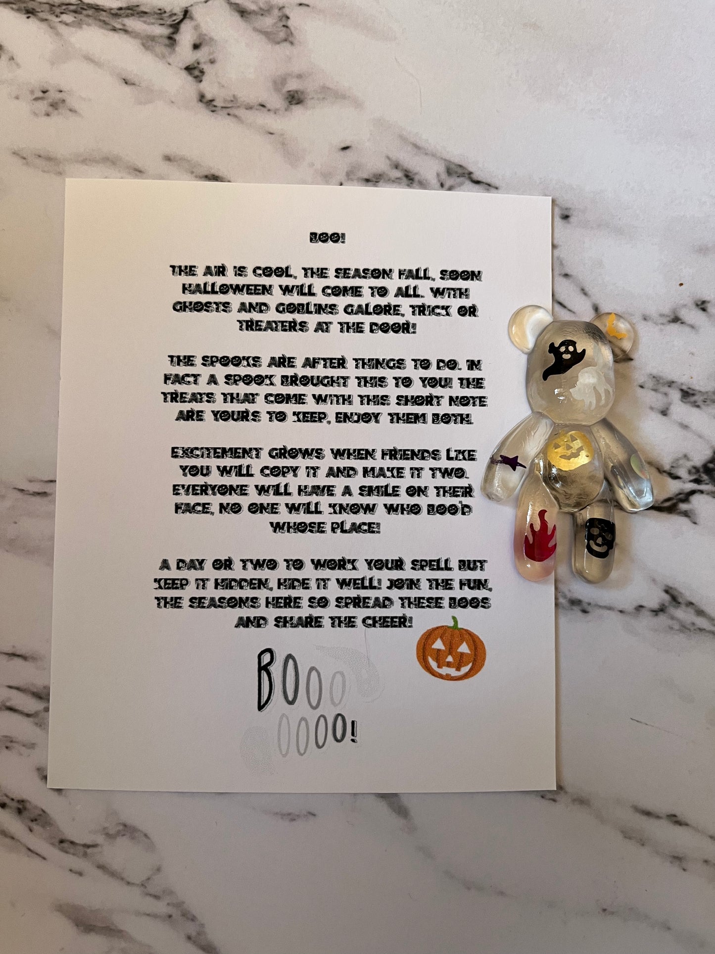 Halloween/Glow In The Dark Bears