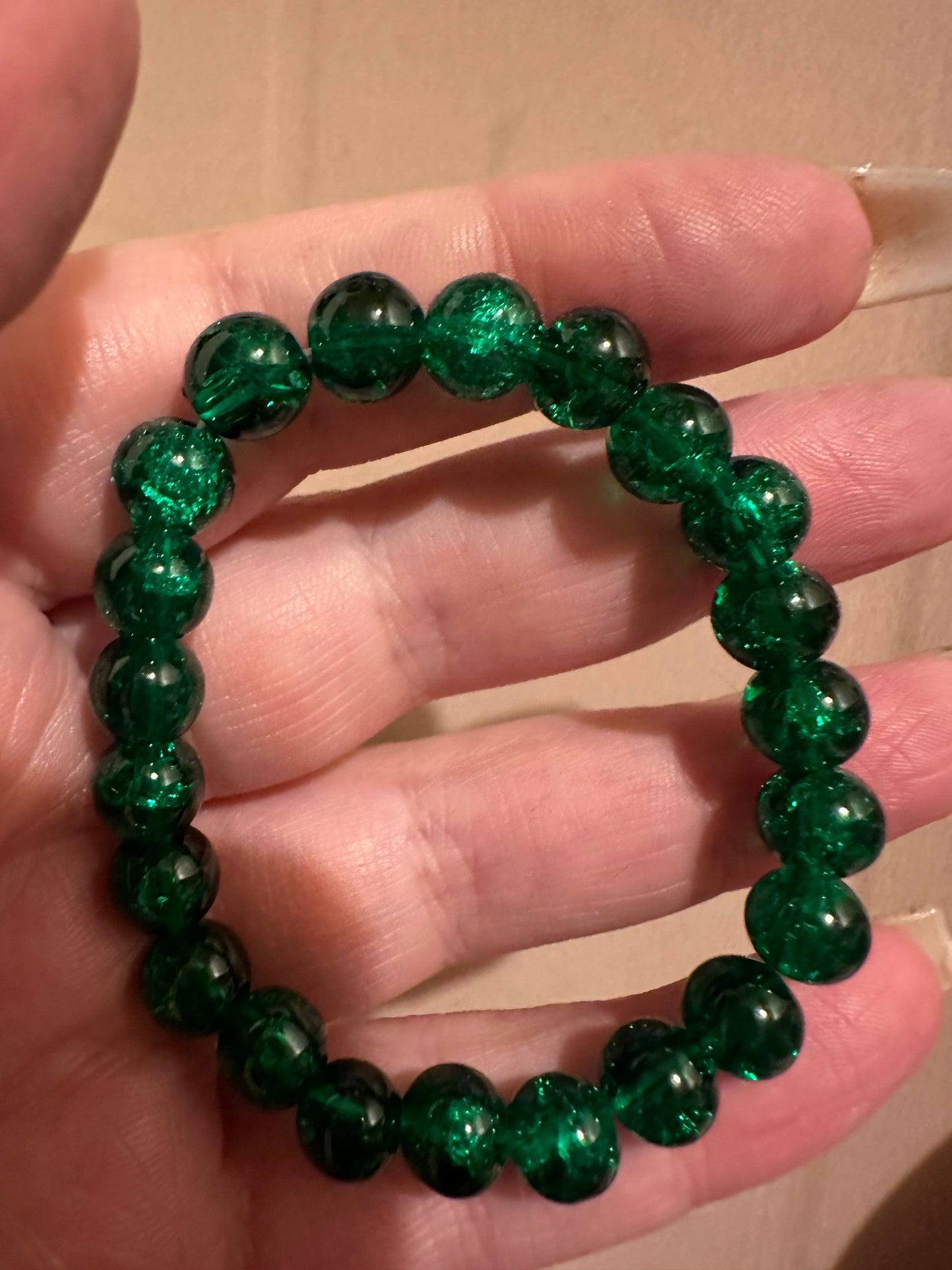 Sparkling Glass Beaded Bracelet