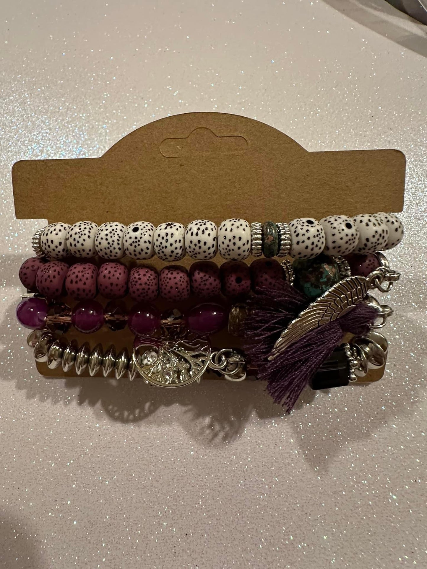 Purple Bracelet Set