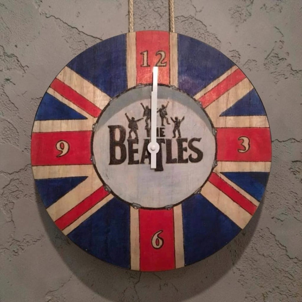 Hand Crafted And Decorated Clock