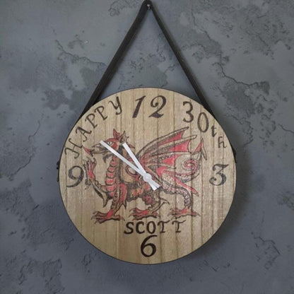 Hand Crafted And Decorated Clock