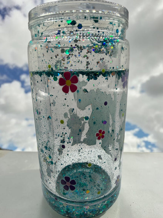 Glitter Snow Globe Tumbler MONSTERS INC