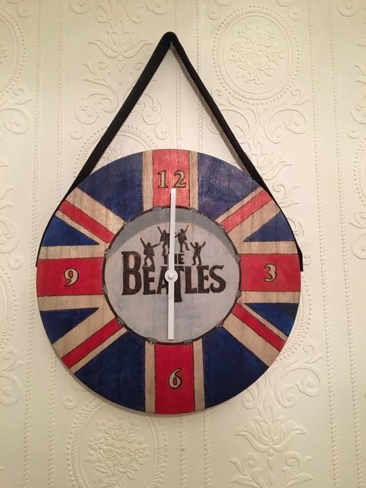 Hand Crafted And Decorated Clock