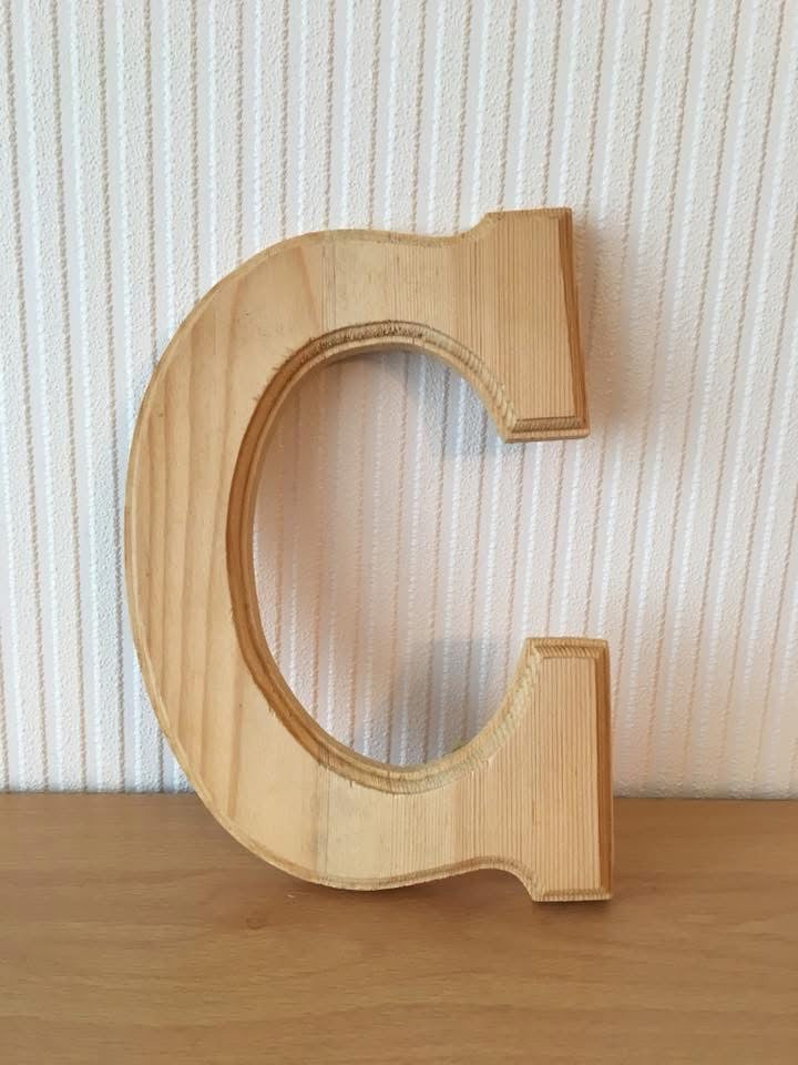 Wooden Letter Initials