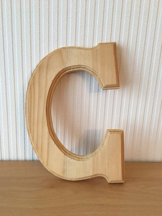Wooden Letter Initials