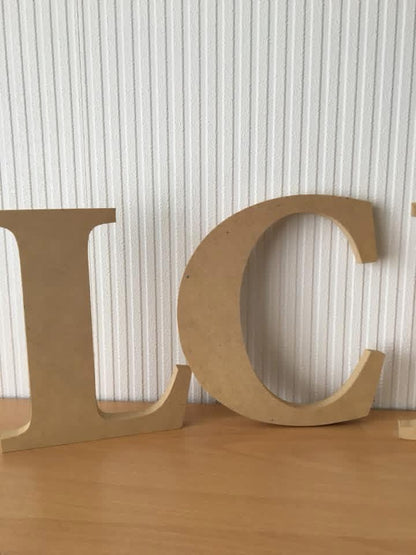 Wooden Letter Initials