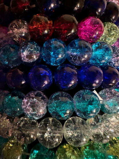 Crackle Bead Bracelet