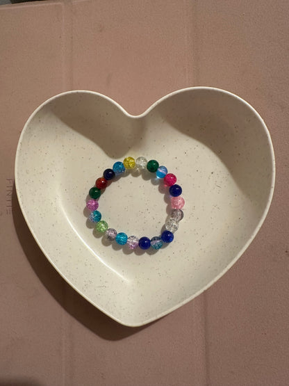 Crackle Bead Bracelet