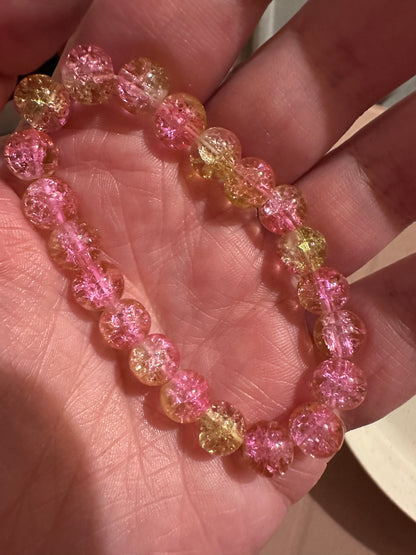 Crackle Bead Bracelet