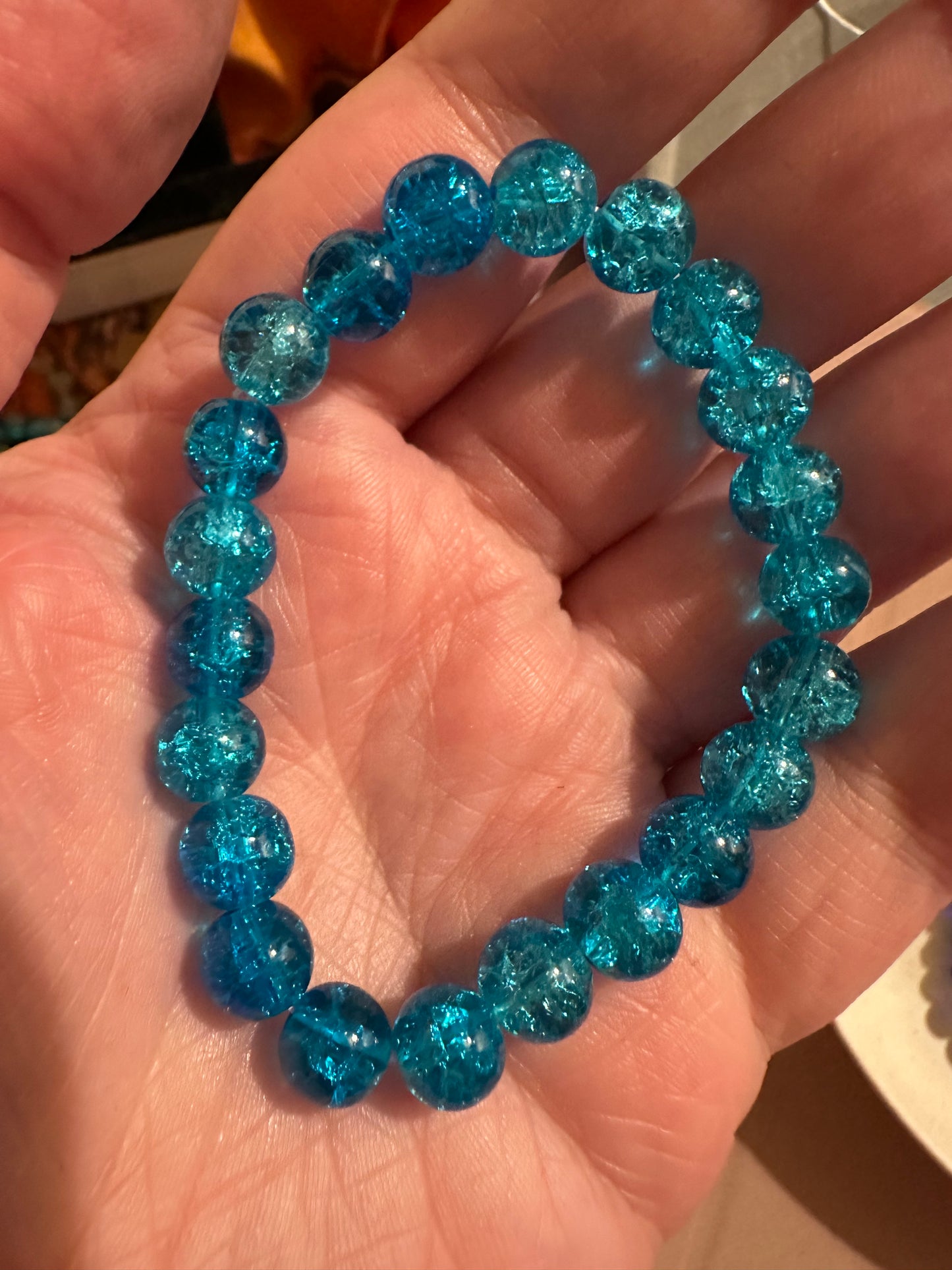 Crackle Bead Bracelet