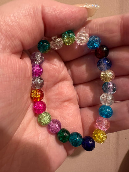 Crackle Bead Bracelet