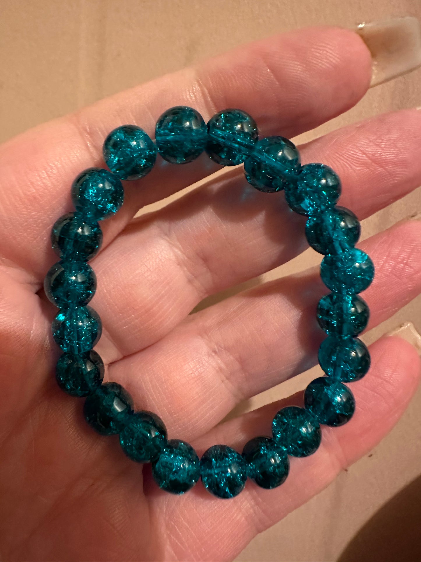 Crackle Bead Bracelet