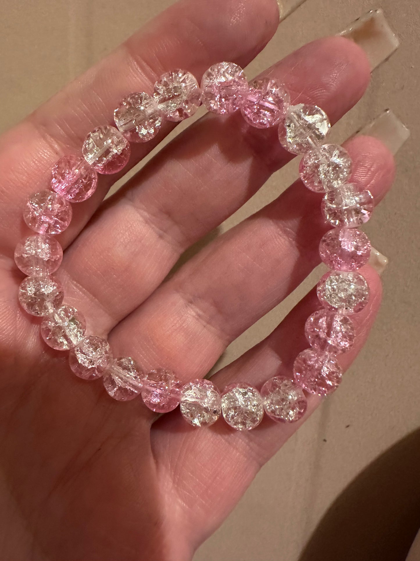 Crackle Bead Bracelet