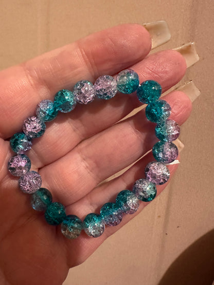 Crackle Bead Bracelet