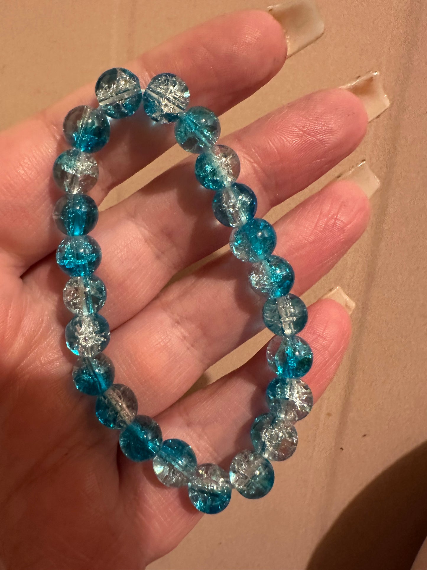 Crackle Bead Bracelet