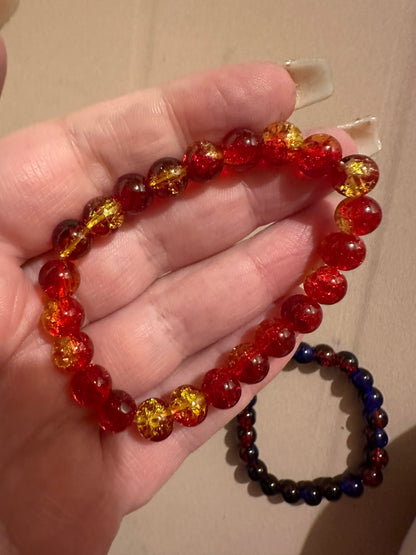 Crackle Bead Bracelet