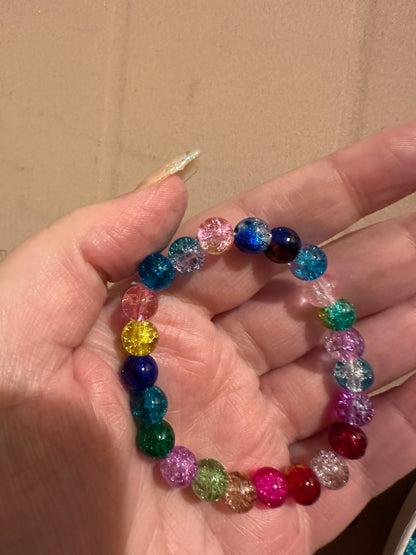 Crackle Bead Bracelet