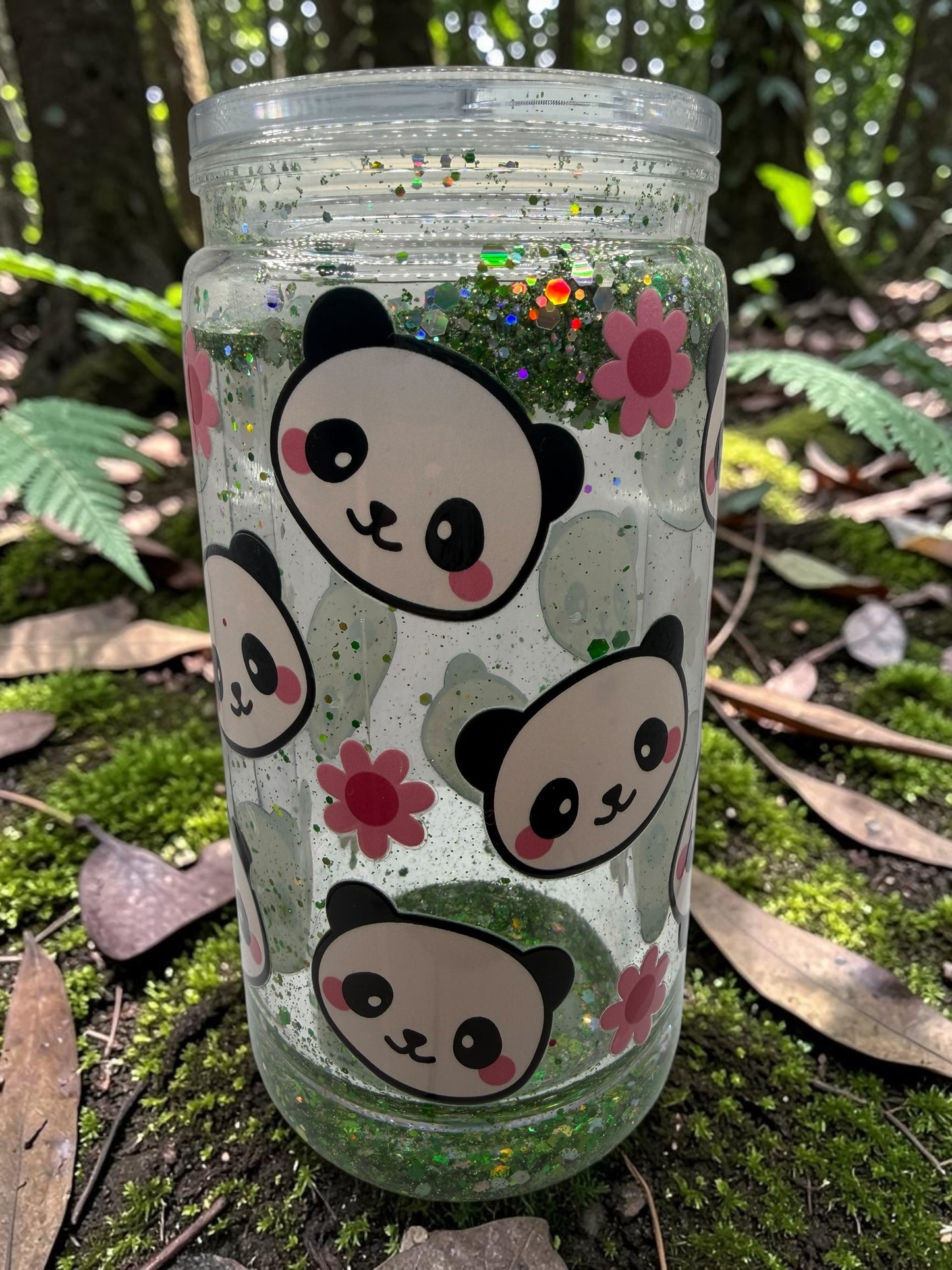 Glitter Snow Globe Tumblers