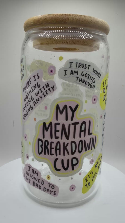 Glass Tumblers MENTAL HEALTH